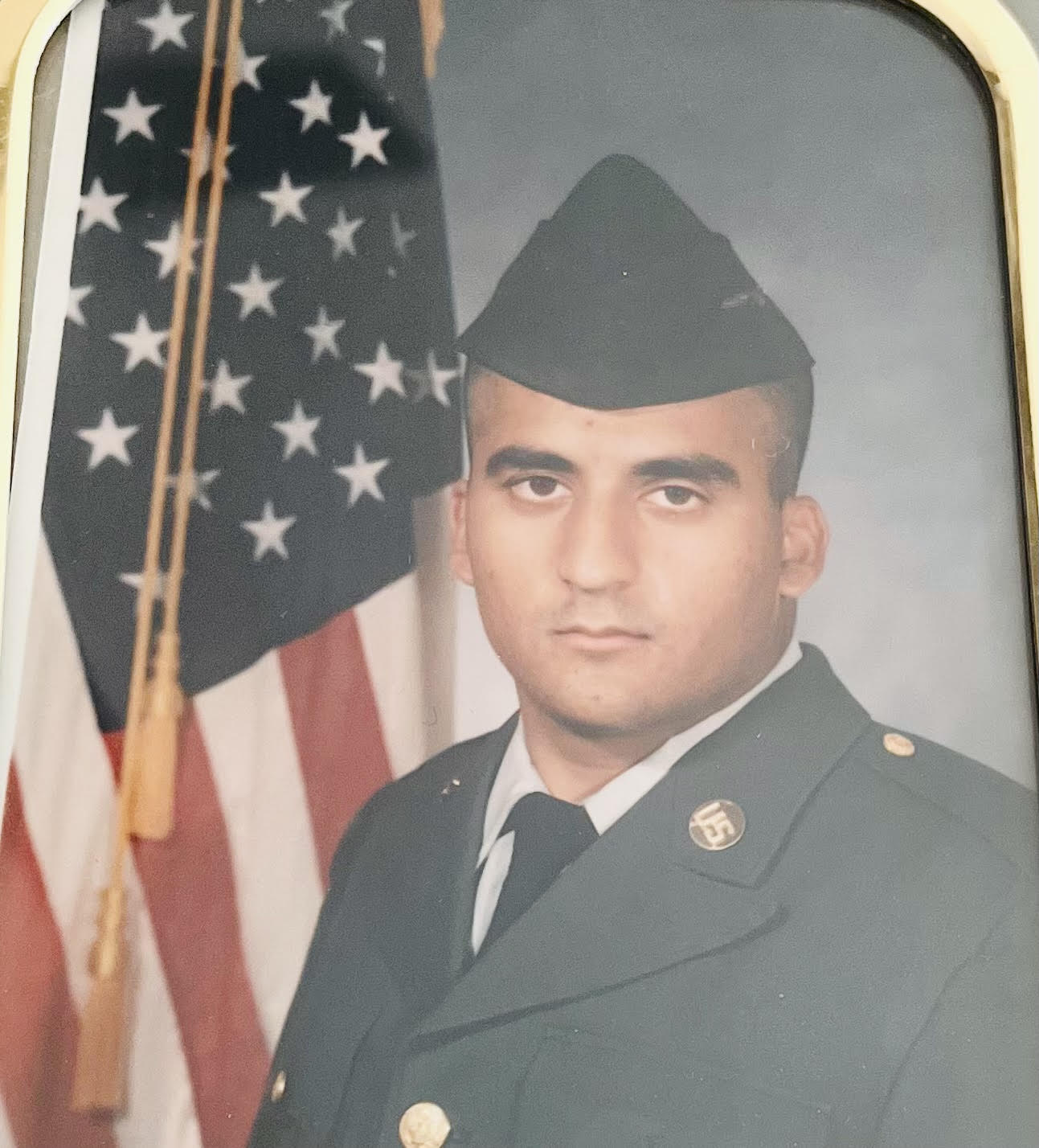 Oxford Cleaners owner in U.S. military dress uniform